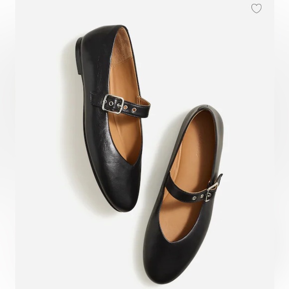 Madewell The Remy Mary Jane Flat, Black, Sz 9 - Picture 12 of 14